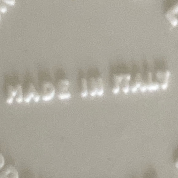 2 small red flower tray Rosa Gallica PT Redoute Design Imports art coaster Italy - Picture 4 of 15